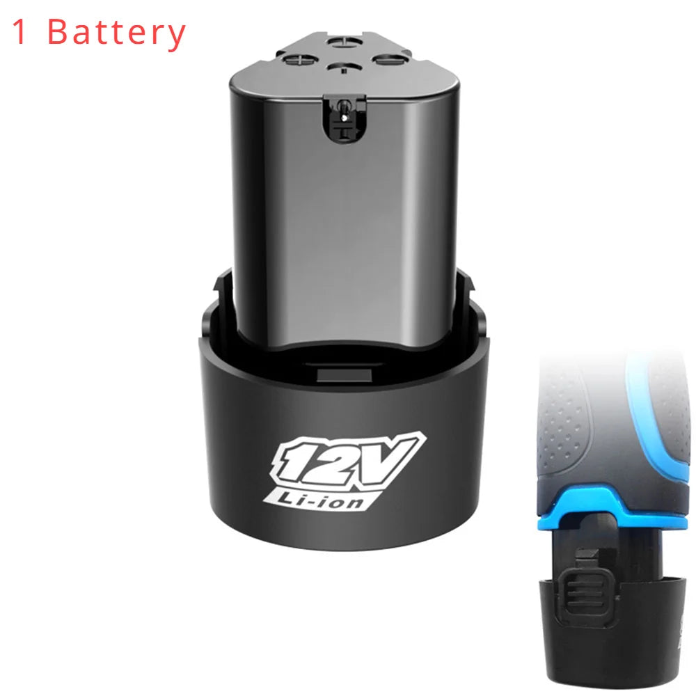 Lithium Battery 12V 1500mAh Rechargeable Battery For Angle Grinder Electric Screwdriver Drill Spare Battery EU US AU UK