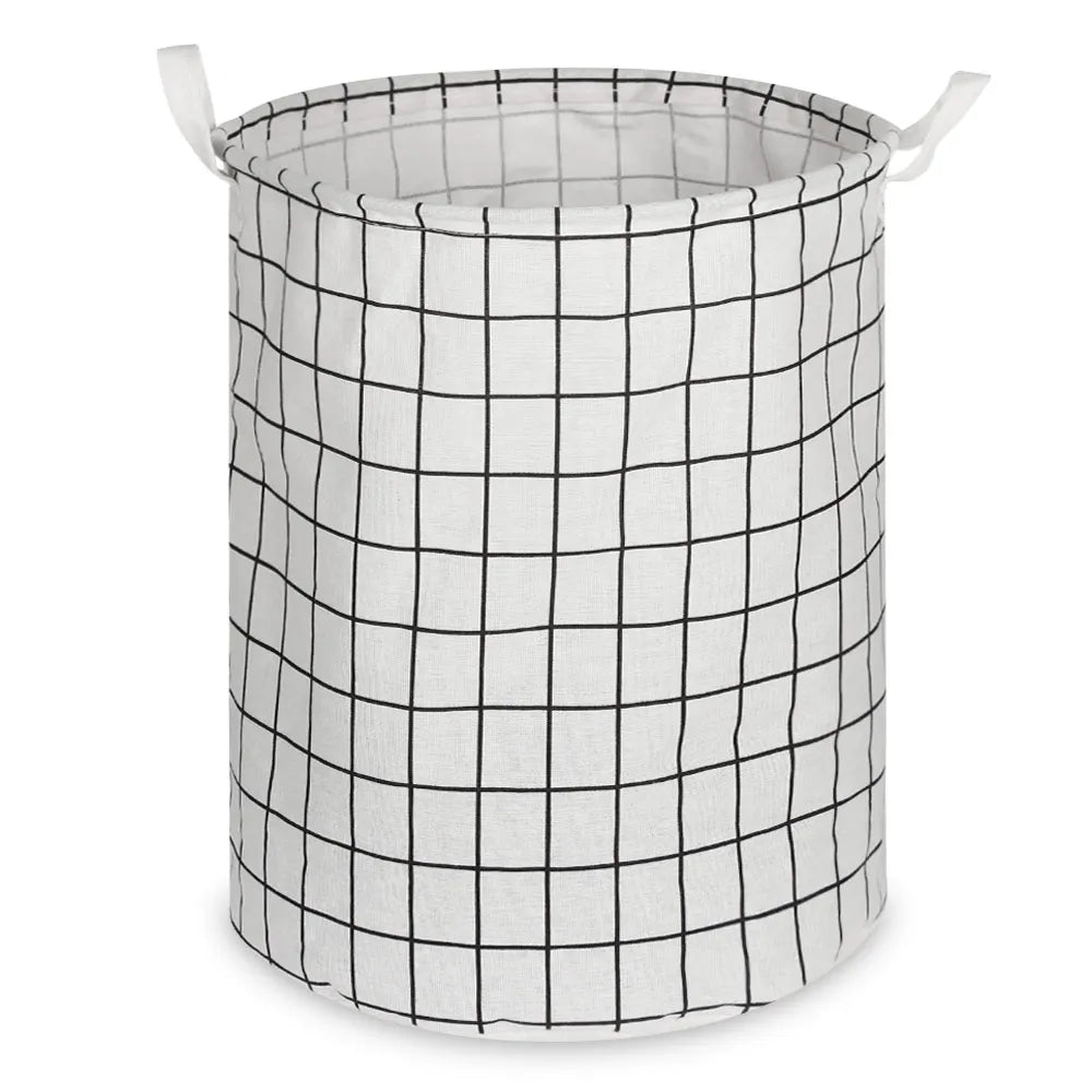 Modern Design Large Home Sundries Bucket Dirty Clothes Bag Storage Hamper Laundry Basket