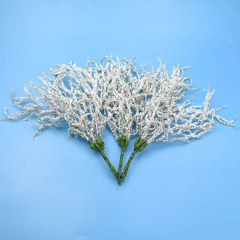 6 Pieces Gypsophila Bouquet Wedding Decorative Flowers Vases for Home Decor Christmas Wreaths Floristics Cheap Artificial Plants