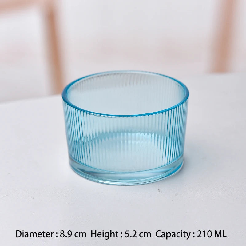 Glass Ice Cream Dessert Bowl Japanese Style Hammer Patterned Household Candy Snack Bowls High Quality Living Room Tableware