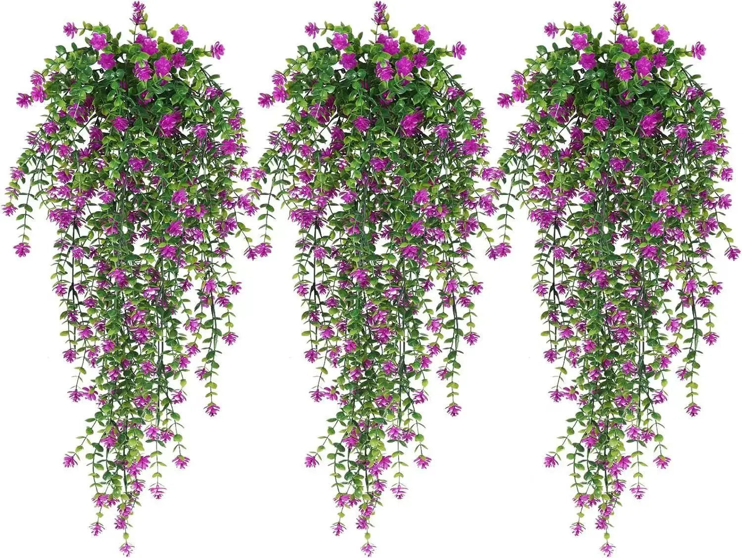 78CM Artificial Flower Eucalyptus Camellia Rattan Money Leaf Rose Wall Hanging Wedding Gardening Home Wedding Decoration