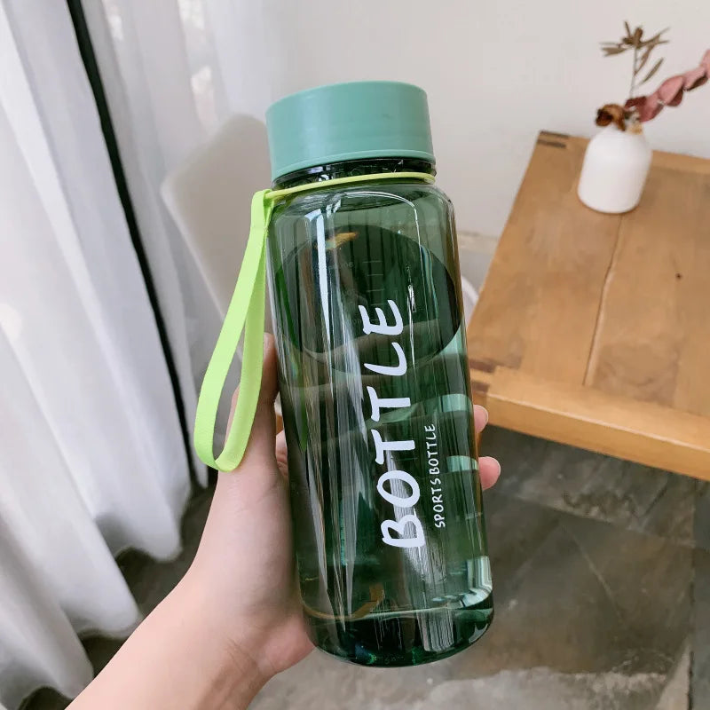 Portable 1000ML Water Bottle Outdoor Sports Bike Safety PC Plastic BPA Free Drinkware Tea Cup Birth Gift Men Adults Leak-proof