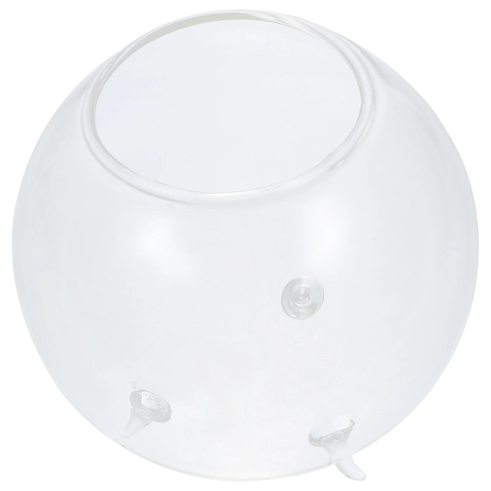 Creative Glass Vase Flower Arrangement Container Transparent Round Modern Chic Home Office Hotel Table Decoration