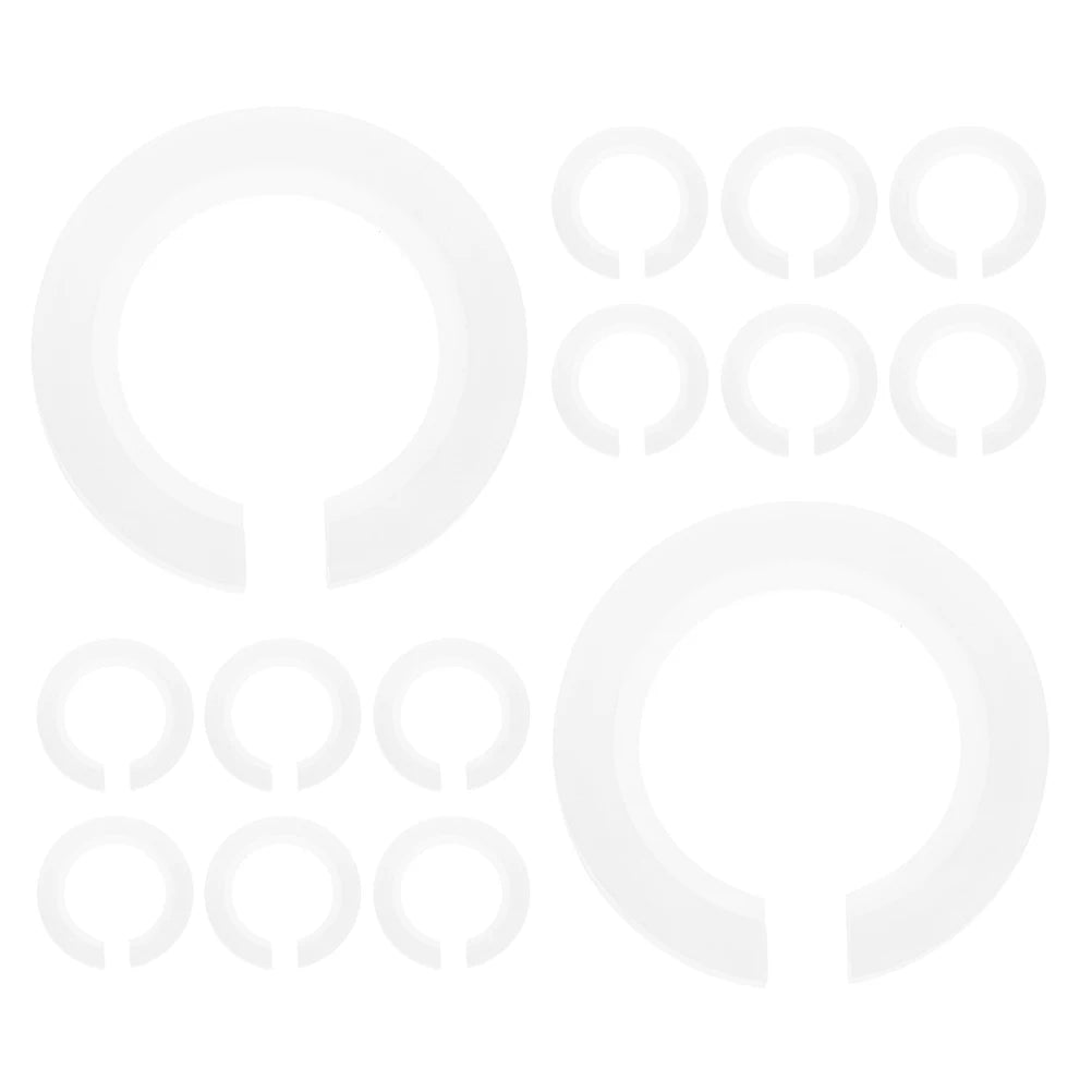 30Pcs Lamp Shade Adapter Ring E27 to E14 Lampshade Converter Plastic Reducer Rings Easy Install for Table Lamps Ceiling Light