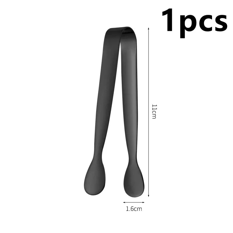 Ice Tong 304 Stainless Steel Clip Bar Ice-Cube Picker Food BBQ Clip Barbecue Clip Ice Clamp Tool Kitchen Utensils