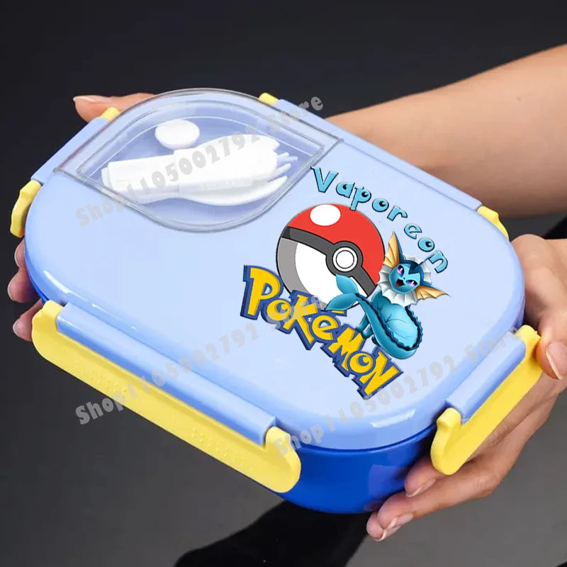 Pikachu Pokemons Girl Boy Cartoon Lunch Boxs Student Charmander Portable Bento Case Insulated Lunch Box Kids Birthday Cute Gift