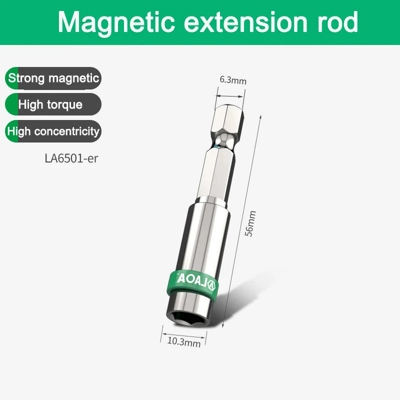 LAOA Screwdriver Bit Adapter Electric Drill Connector Rod Quick - release Connector Rod Bit Extension Rod