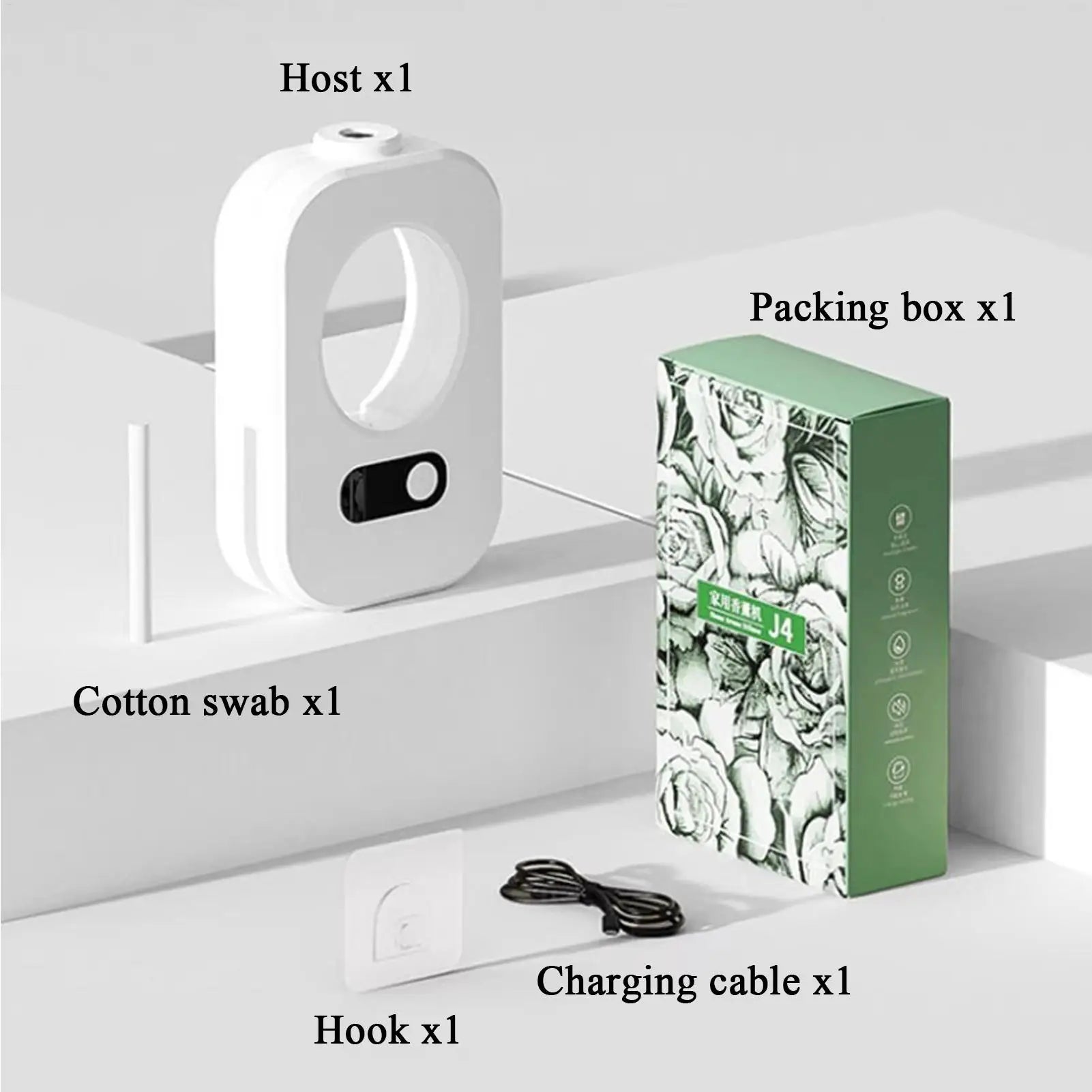 Smart Aromatherapy machine Automatic fragrance sprayer Scent Oil Diffuser Timing Rechargeable Wide Coverage Appliance for Spa