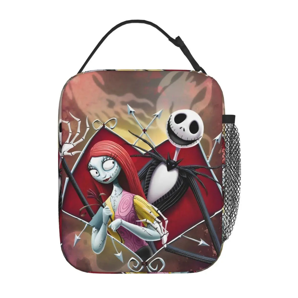 Stay By My Side Insulated Lunch Bag Portable The Nightmare Before Christmas Meal Container Cooler Bag Tote Lunch Box  Travel