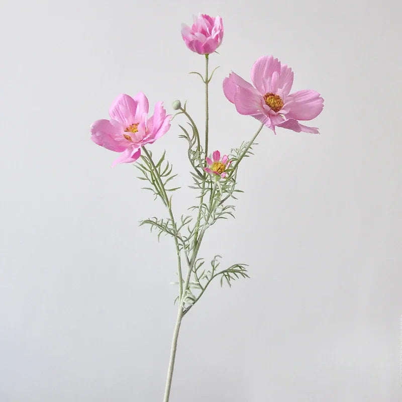 78CM Artificial Flower Plush Queen Cosmos Silk Flower Simple Home Decoration Bouquet Single Large Gesang Flower