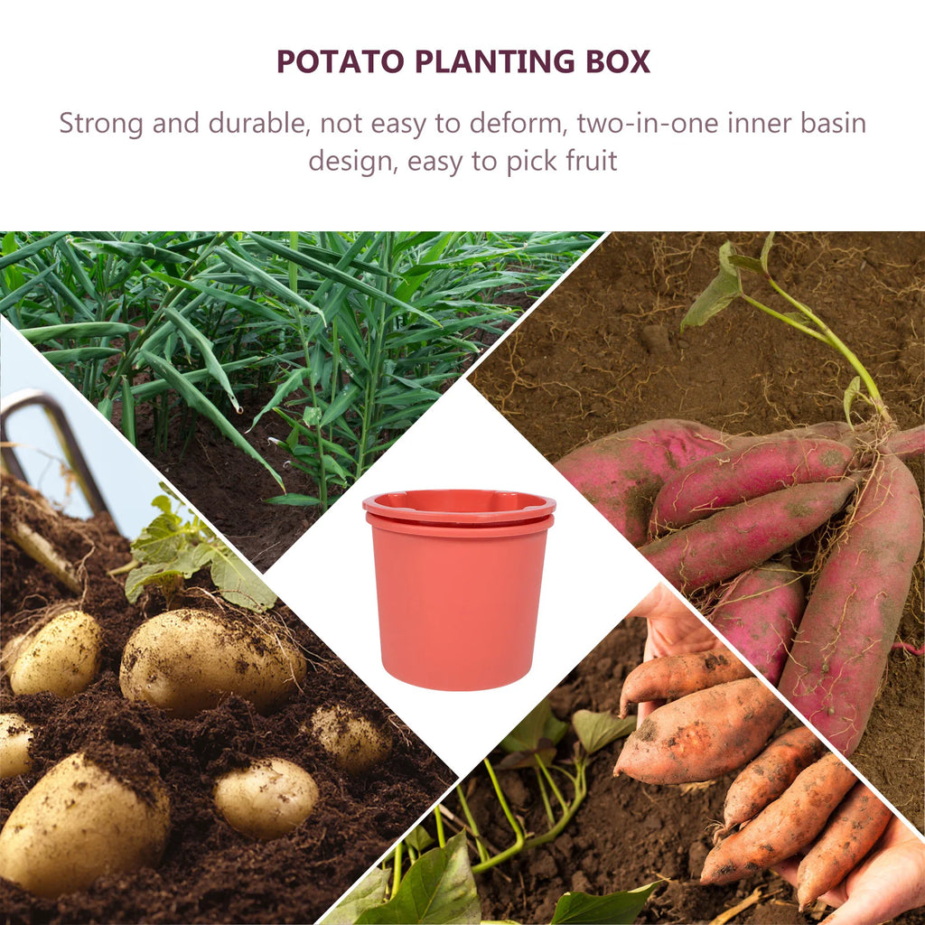 Practical Planter Durable Potato Growing Pot Reusable Waterproof Gardening Supply Outdoor Growing Container Durable Planter