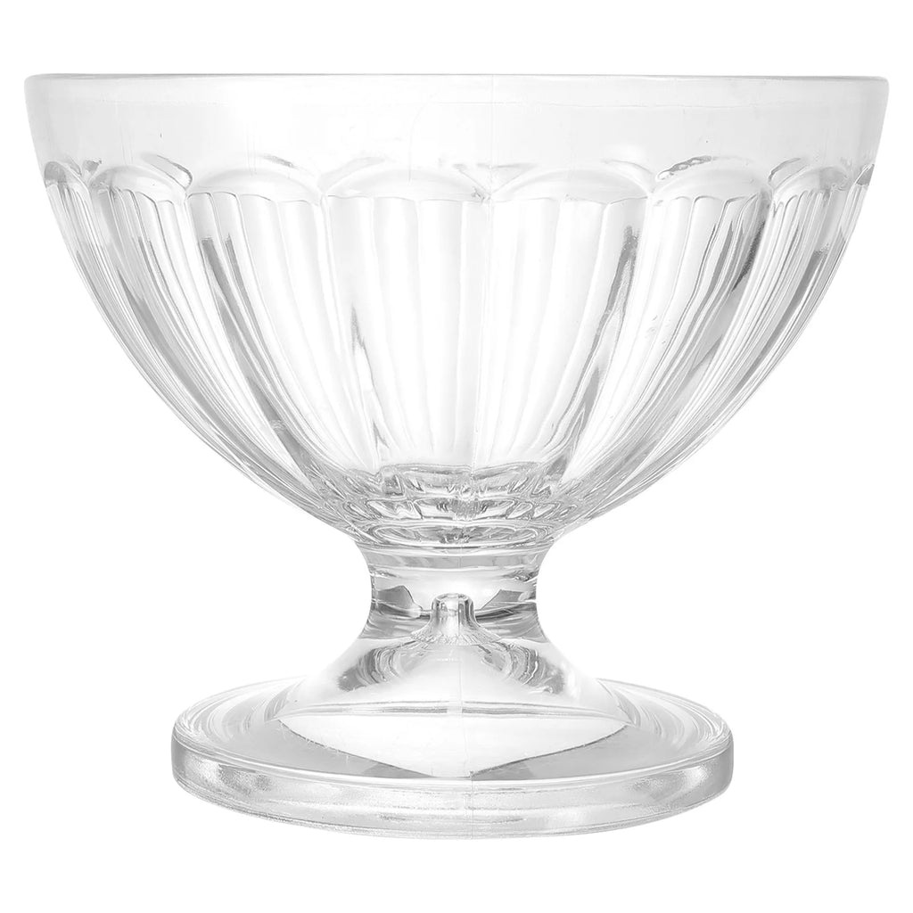 Clear Acrylic Ice Cream Cup Footed Dessert Bowl For Pudding Yogurt Party Serving Goblet Snack Container Kitchen
