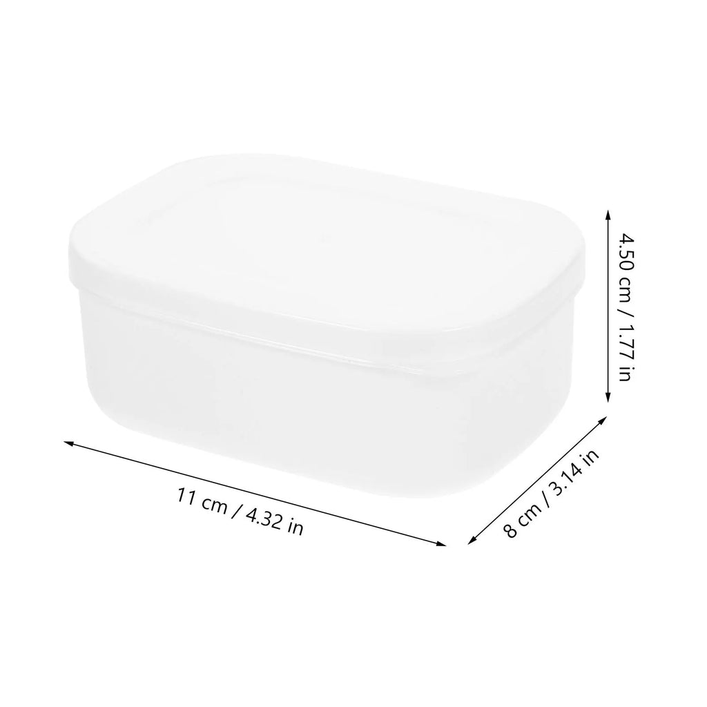 4Pcs Refrigerator Storage Boxes Airtight Portable Freezer Household Food Bento Organizer Practical Leakproof Kitchen