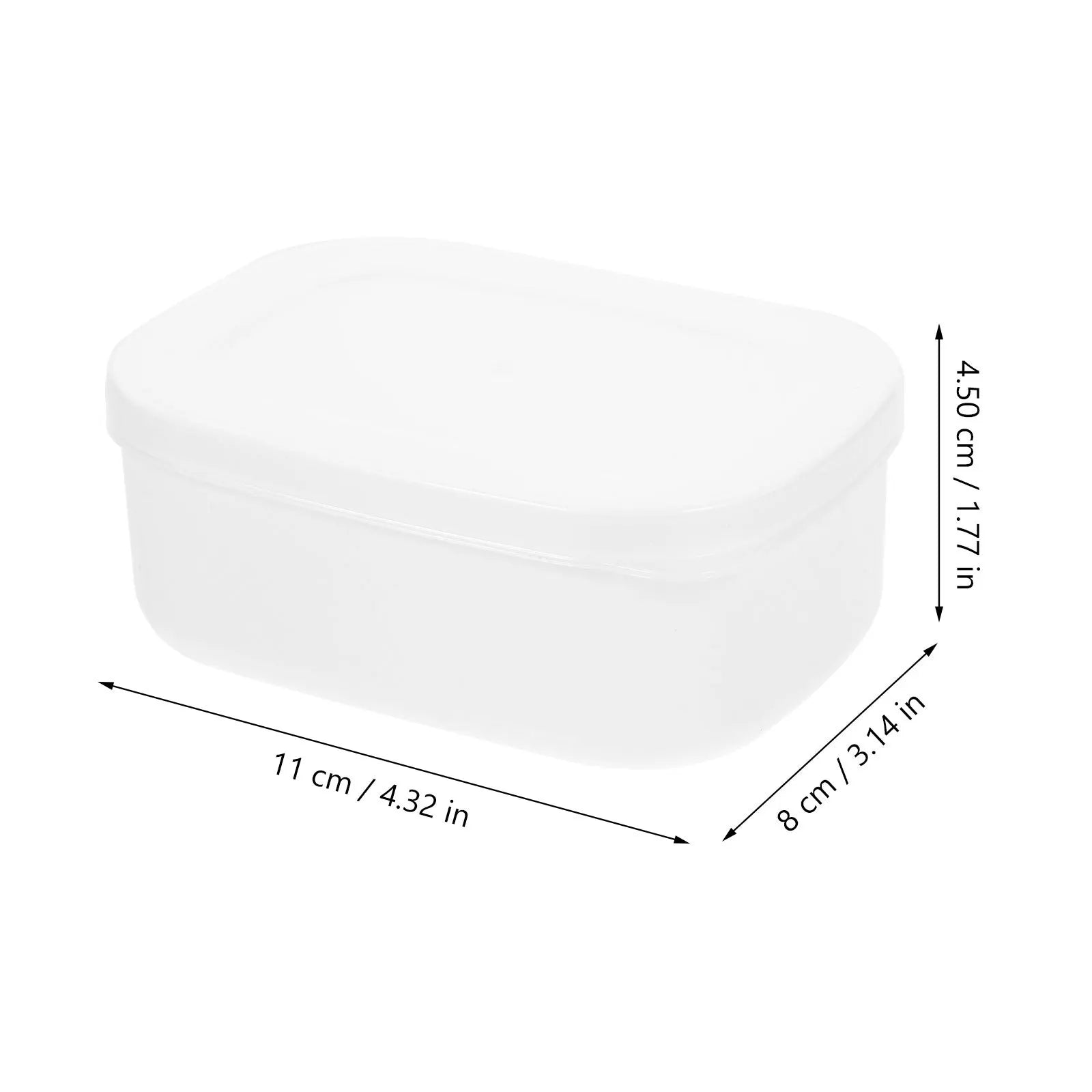 4Pcs Refrigerator Storage Boxes Airtight Portable Freezer Household Food Bento Organizer Practical Leakproof Kitchen