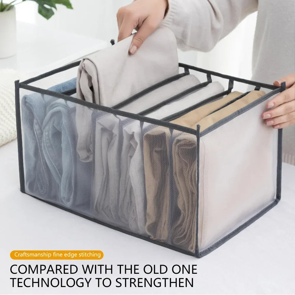 1pc Underwear Drawer Organizer Storage Box Foldable Closet Organizers Drawer Divider Storage Boxes For Underpants Socks Bra