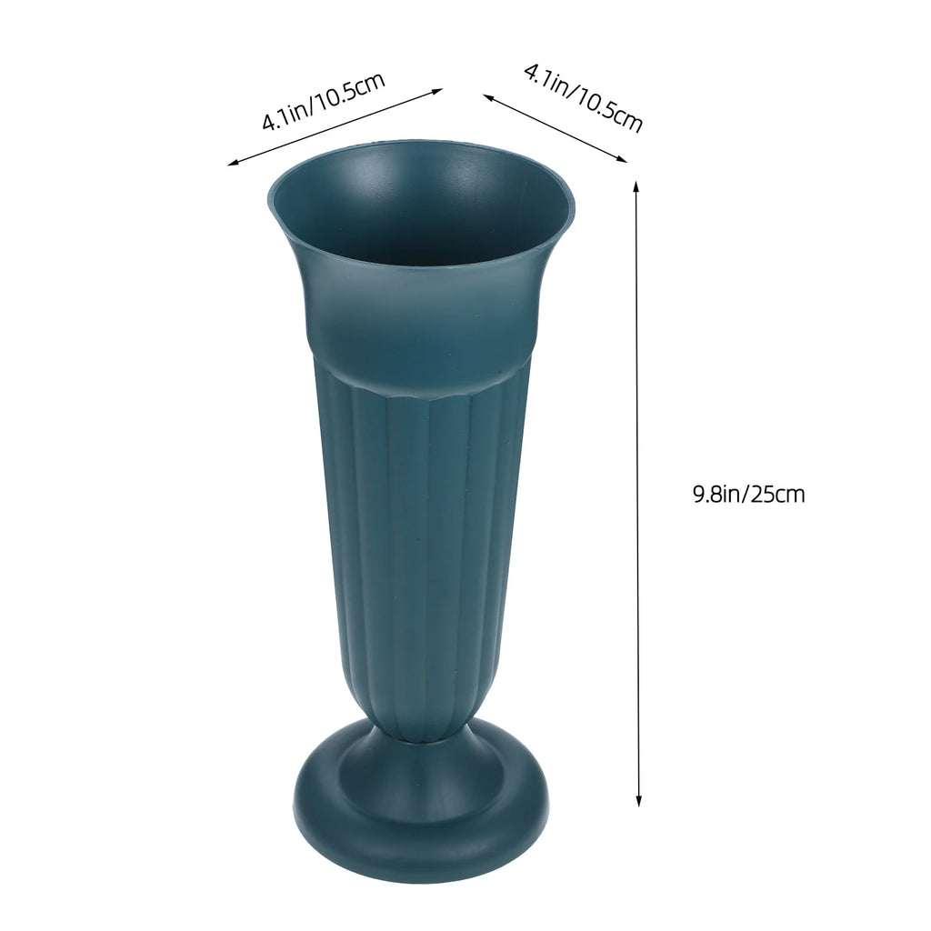 Cemetery Vase Delicate PP Grave Flower Holder Perfect Gift Choice for Funerals Cemeteries Lawn Garden Cemetery Vases for Grave