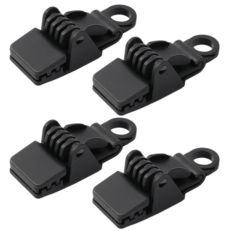 4/1PCS Awning Clip Waterproof Cloth Crocodile Clips Snap Button Hanger Canopy Windproof Fixing Clip Outdoor Camping Equipment