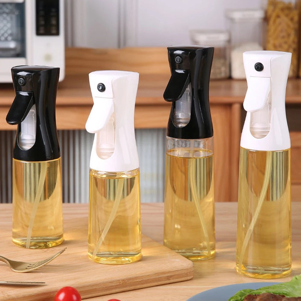 200ml 300ml 500ml Oil Spray Bottle Kitchen Cooking Olive Oil Dispenser Camping BBQ Baking Vinegar Soy Sauce Sprayer Containers