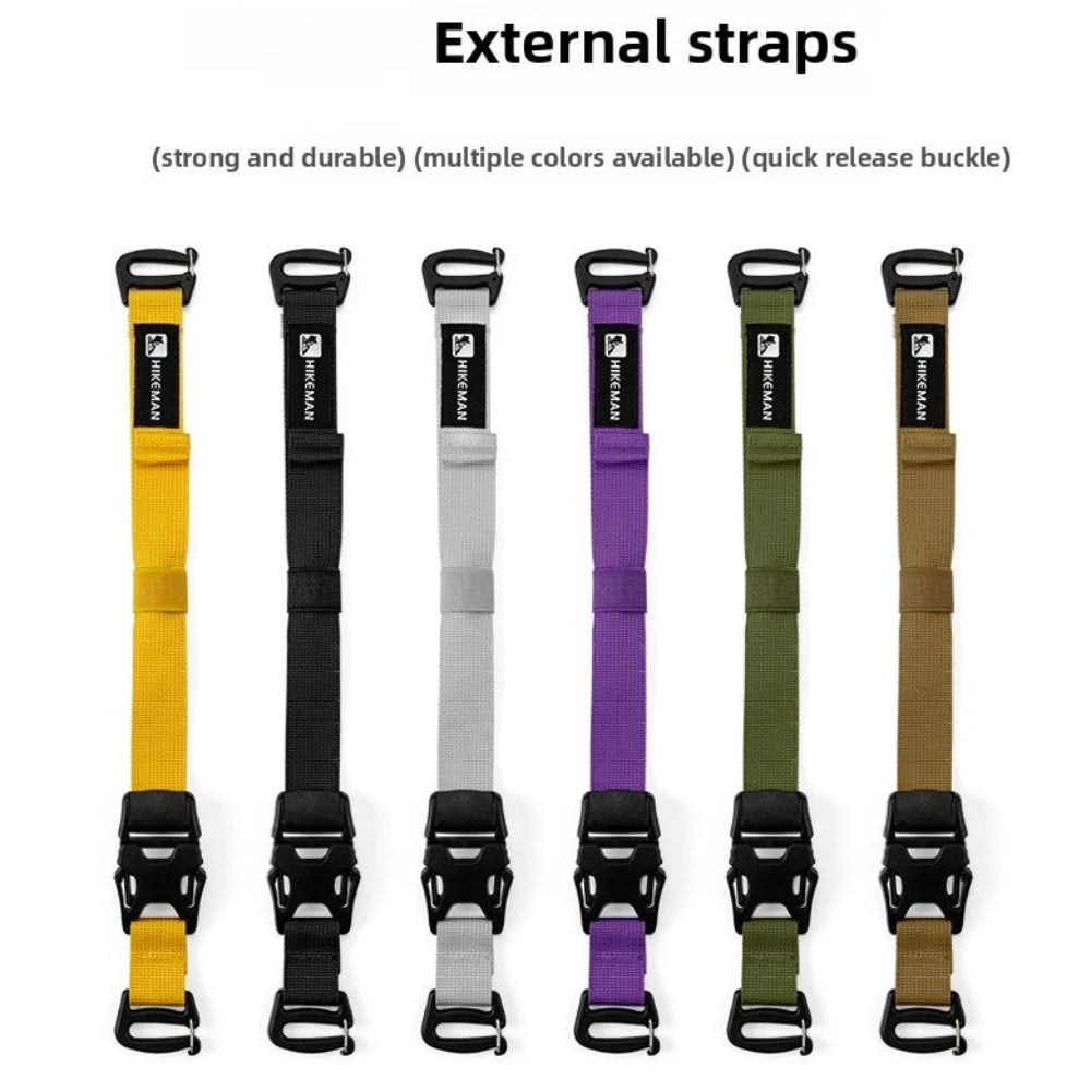 Outdoor Luggage Strap with Plug-In Buckle Adjustable Packing Straps for Camping Travel Equipment