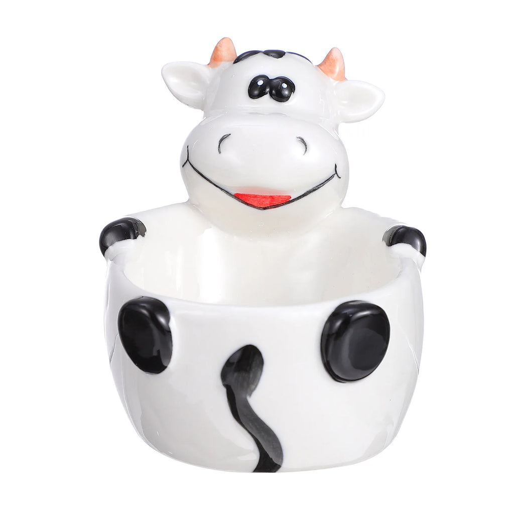 1Pcs Ceramic Bowl Cartoon Animal Shape for Dessert Breakfast Cold Hot Dishes Food Container Practical Home Tableware