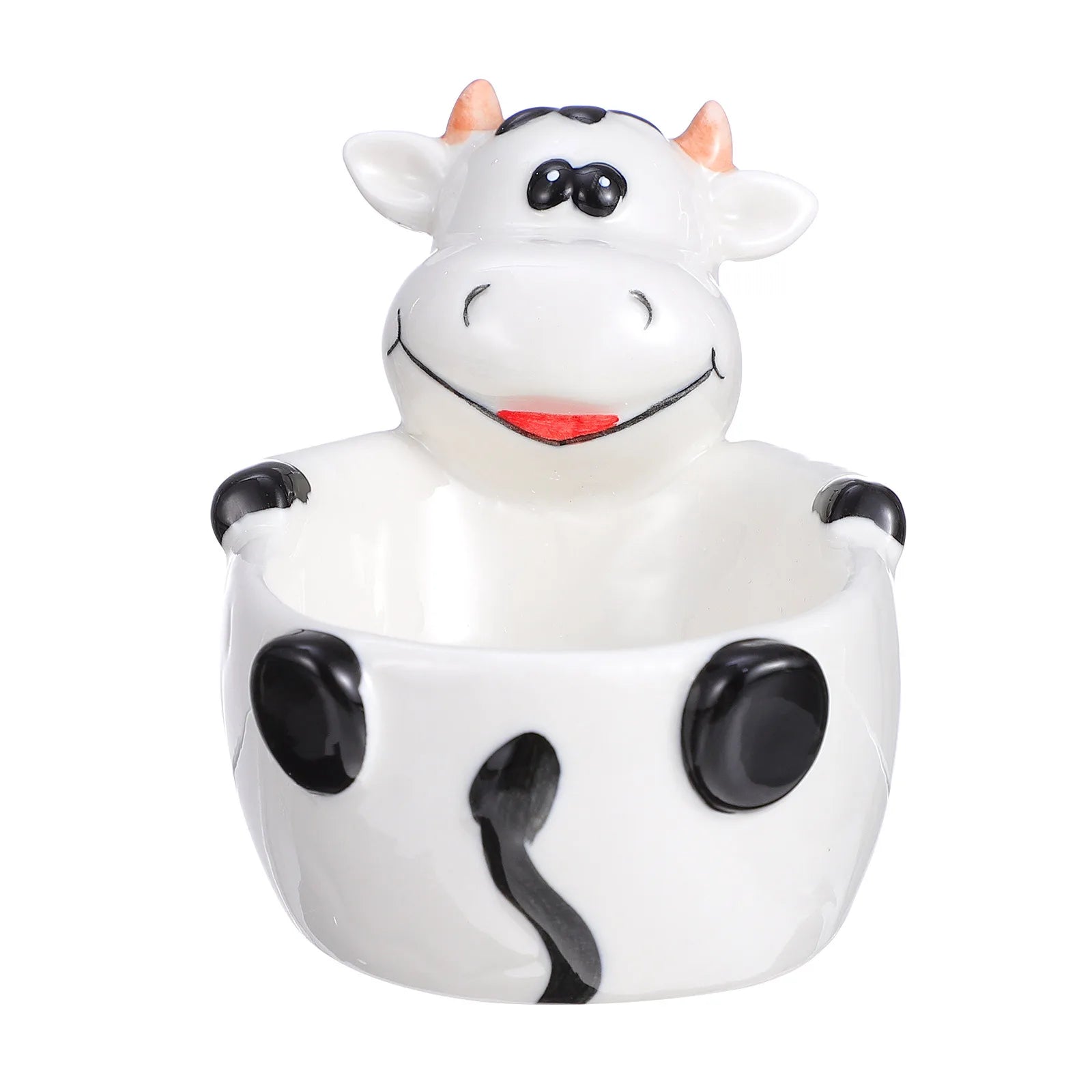 1Pcs Ceramic Bowl Cartoon Animal Shape for Dessert Breakfast Cold Hot Dishes Food Container Practical Home Tableware