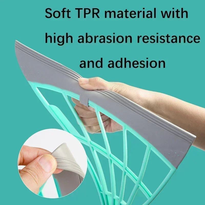 Silicone Magic Rubber Broom Mop Hand Dust Brooms Home Floor Cleaning Squeegee Wiper Toilet Bathroom Mops Witches Tools