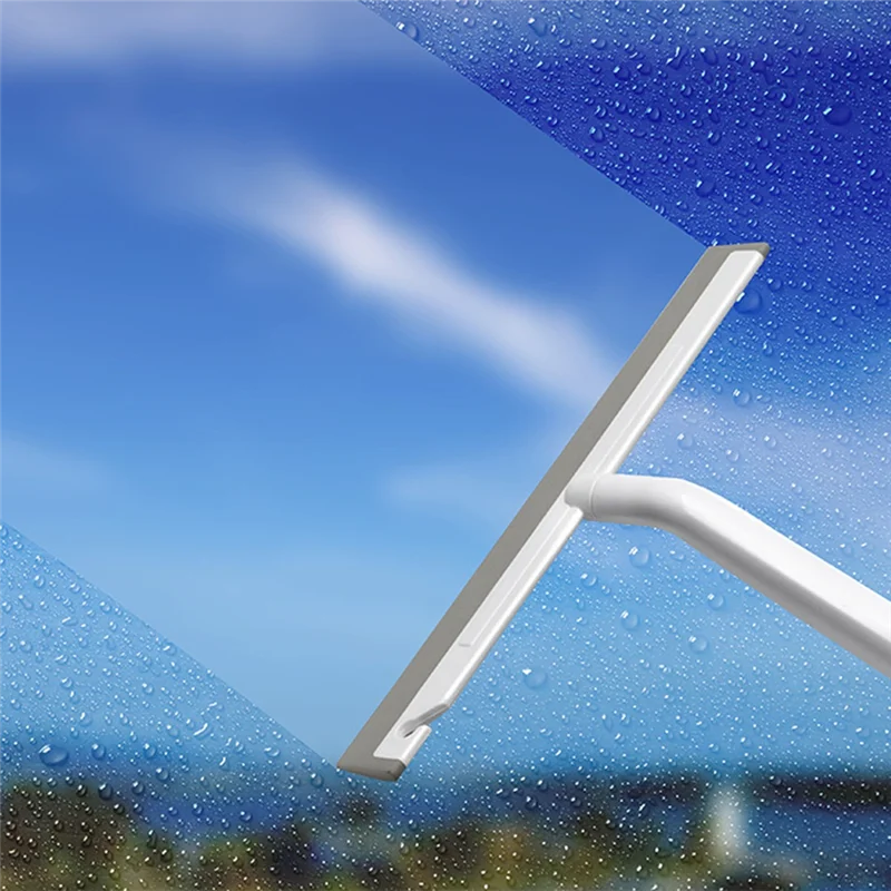 AS63-28Cm Silicone Broom Lengthen Floor Cleaning Squeegee Pet Hair Dust Brooms Bathroom Floor Wiper