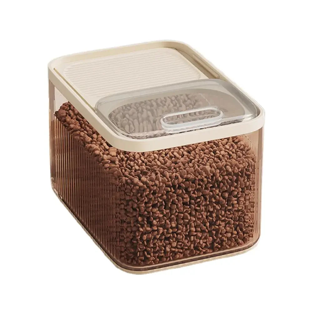 Airtight Pet Food Storage Container For Dog Cat Pet Food Storage Barrel Large Capacity Barrel Food Sealed Moisture-Proof St F6I3