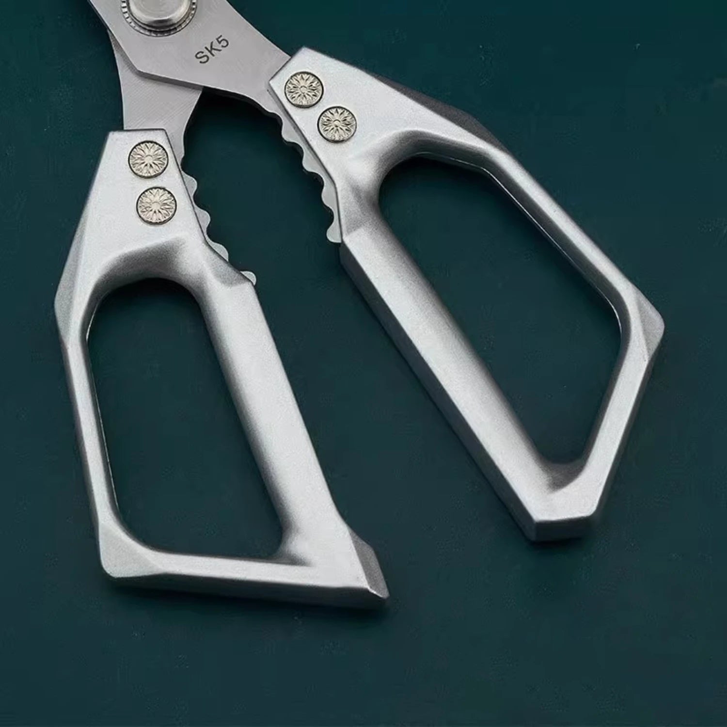 Ultra-Sharp Stainless Steel Kitchen Scissors - Poultry Shears & Fish Bone Remover - Multifunctional Meat & Food Cutter - Essenti
