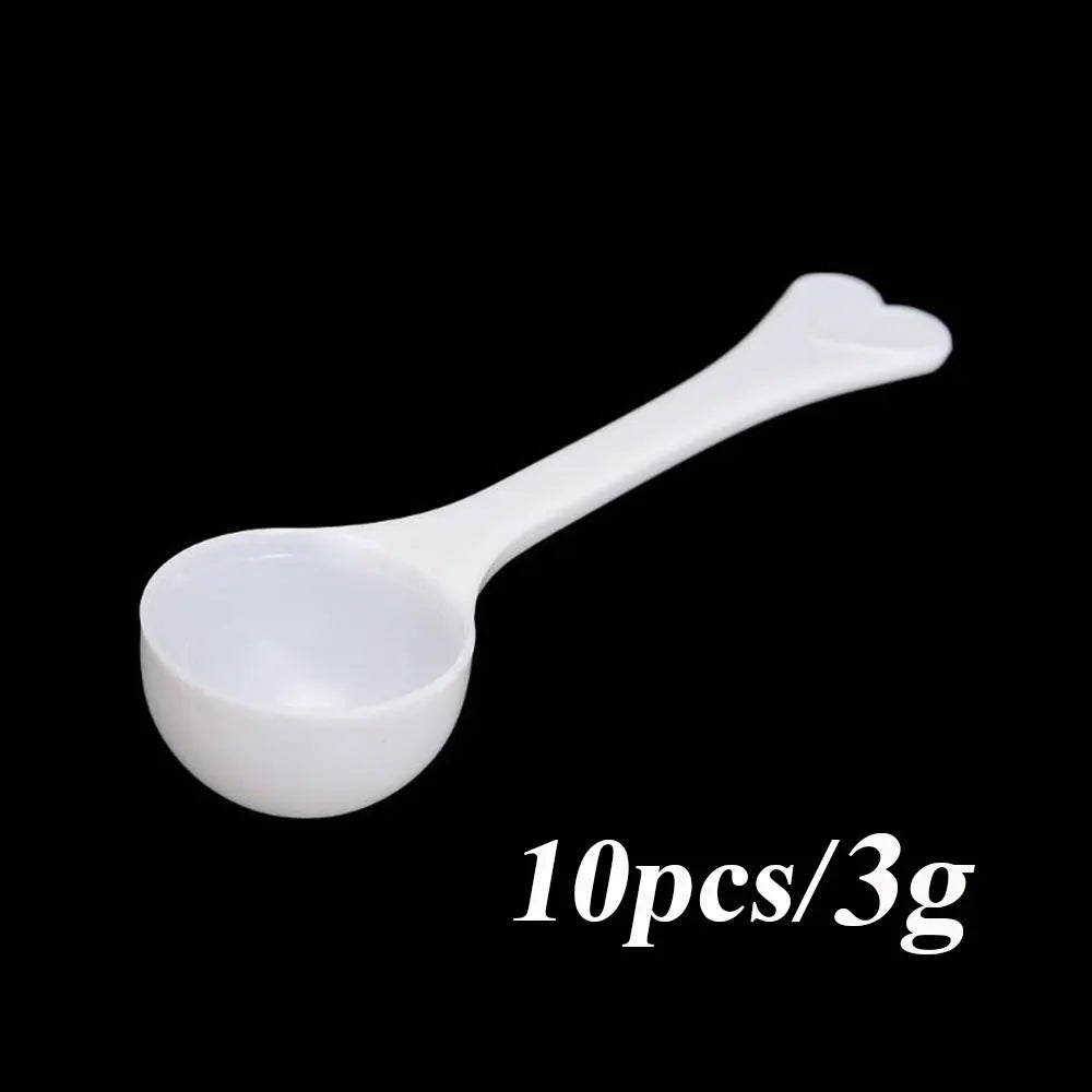 10PCS 1/3/5/10g Measuring Spoons Coffee Powder Spice Measure Scoop Protein Milk Powder Kitchen Baking Tools