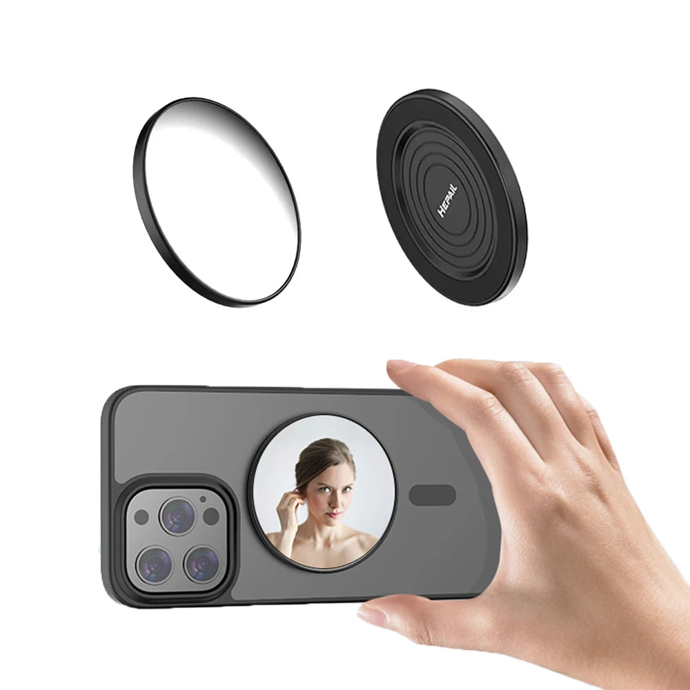 Magnetic Selfie Mirror Magsafe Smartphone Selfie Mirror Mini Portable Booster Selfie Vlogging Photography Accessories