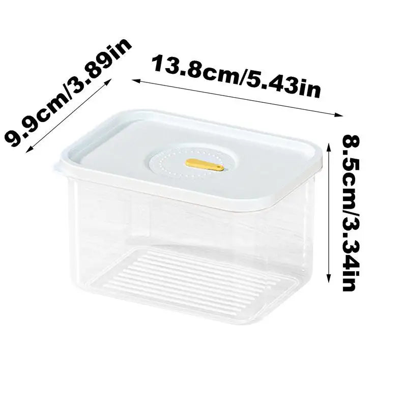 Meat Storage Containers Lunch Meat Saver Clear Lunch Meat Saver Airtight Fridge Cheese Keeper Box For Fruits Vegetables Meat