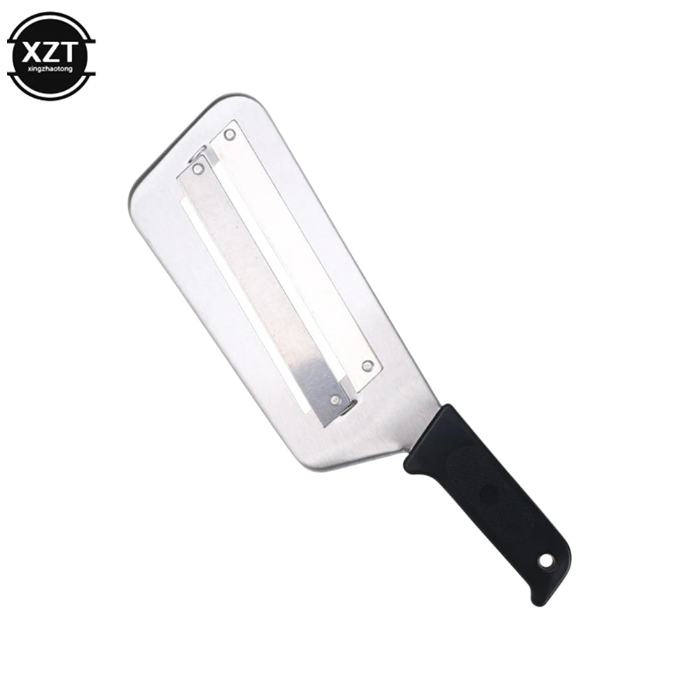 Onion Slicer Knife Stainless Steel Cabbage Slicer Double Slice Blade Vegetable Slicer Slic Kitchen Knife Fish Scale Clean Knive