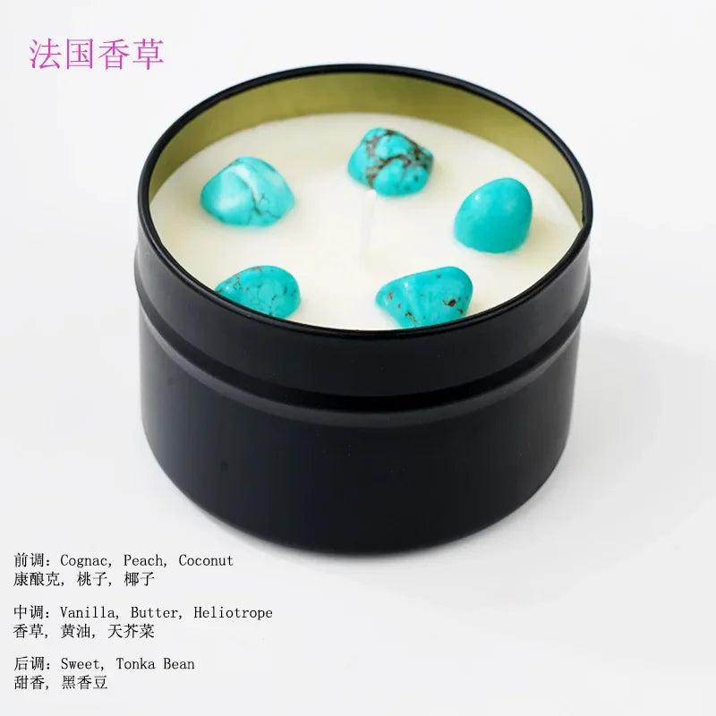 Scented Candle Gift Soy Wax Aromatherapy Candles Iron Cans Soy Wax Home Decoration m