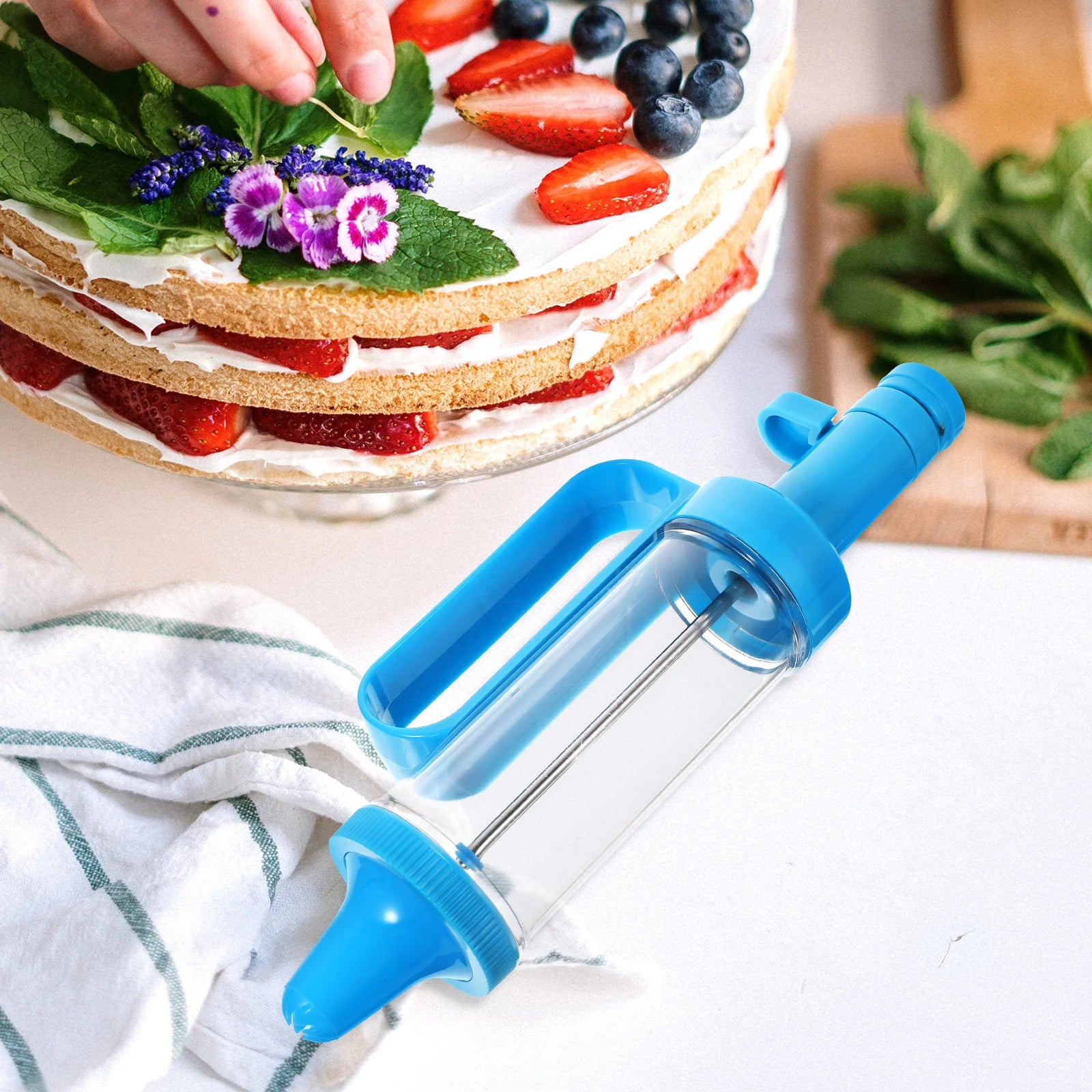 1 Set Cake Piping Kit Baking Tool Multi-Function Cream Nozzles For Cookie Cupcake Decorating Frosting Piping Kitchen Baking