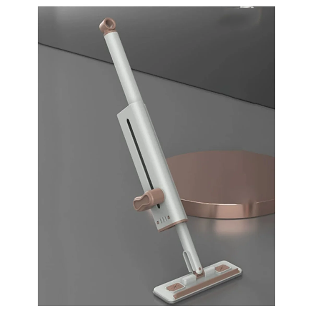 BAAQ Mini Squeeze Mop Rotating Mop with Wiper Window Cleaner Floor Washing Mop for Bathroom Household Cleaning Tools