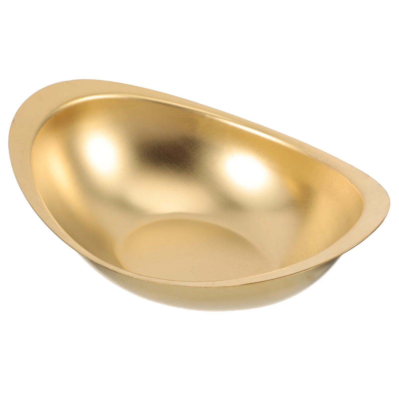 Golden Ingots Bowl Stainless Steel Deep Salad Mixing Bowl For Home Kitchen Tableware Food Serving Storage Multi-Functional