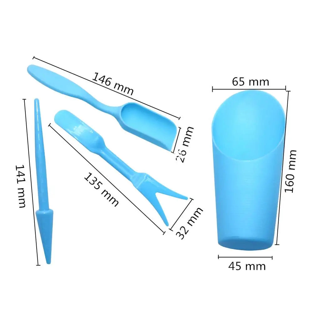 Garden Planter Kit Accessories - Sowing Succulents Transplant Tool Set With Bonsai Fertilizer Drilling Device 1PC