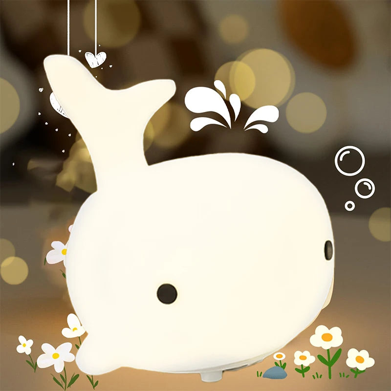 Pumpkin Night Light Rechargeable Touch Control Bedside Lamp,Bedroom Children's Room Christmas Gift with Dimmable RGB Lighting