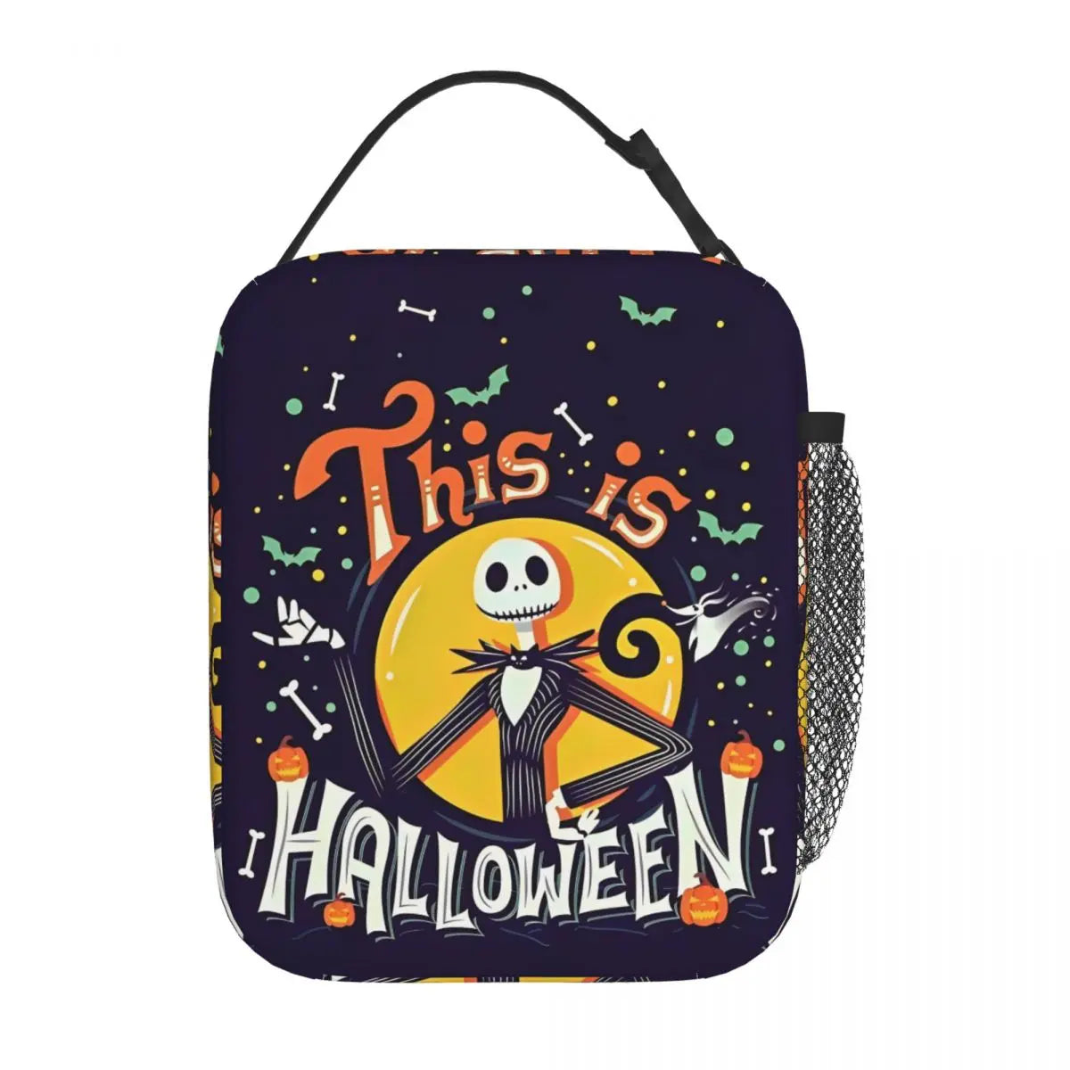 The Nightmare Before Christmas Stuff Insulated Lunch Bags Large Reusable Cooler Bag Tote Lunch Box