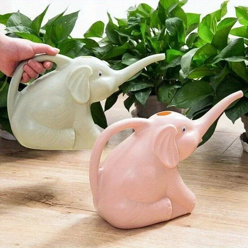 Cute Elephant - Shaped Watering Cans PP Pot Gardening Tools Water Bottle Household Small Water Spray Pot
