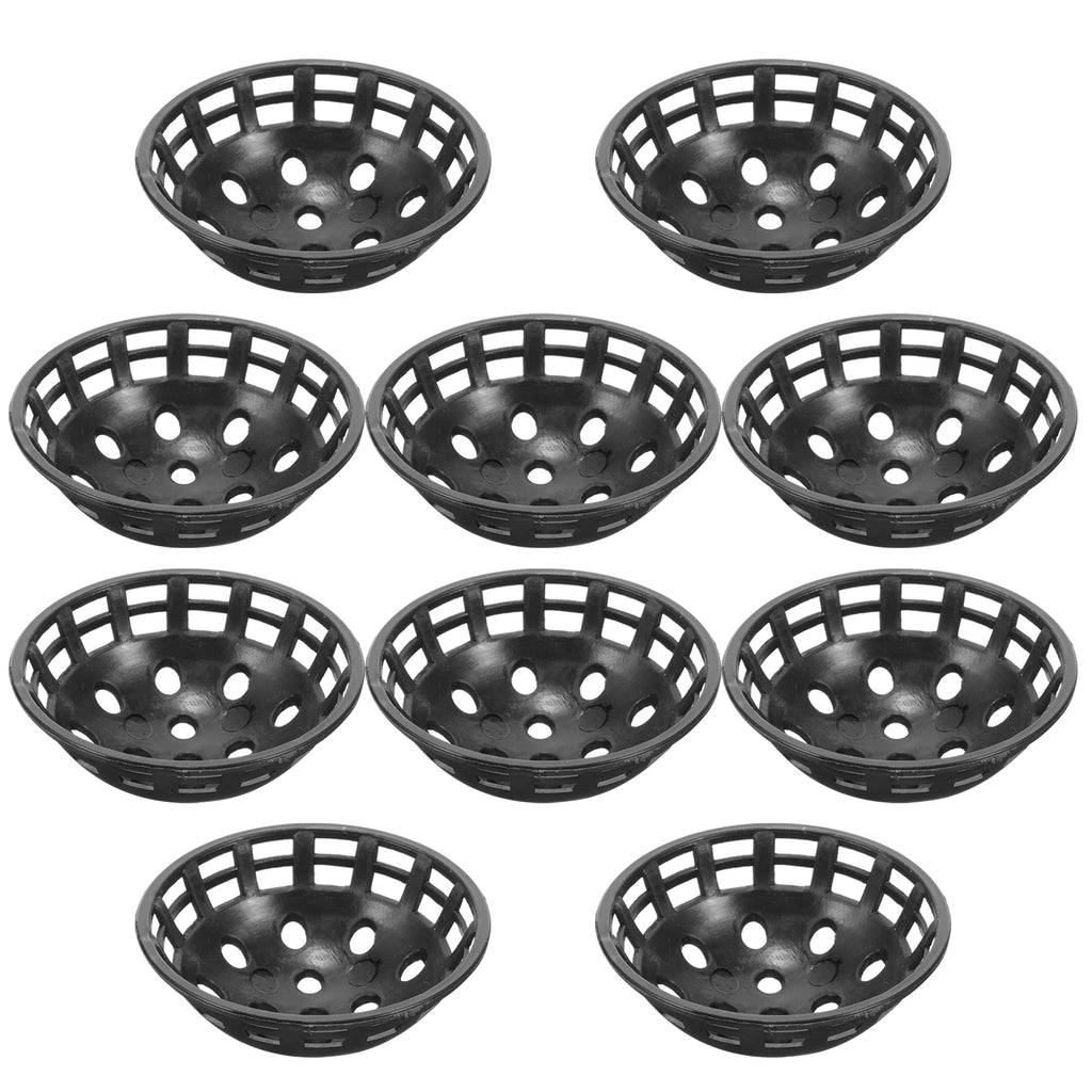 10pcs Planter Hole Mesh Mat Breathable Drainage Gasket For Flower Pot Bottom Prevent Soil Leakage Plastic Mesh Pad Garden Plant