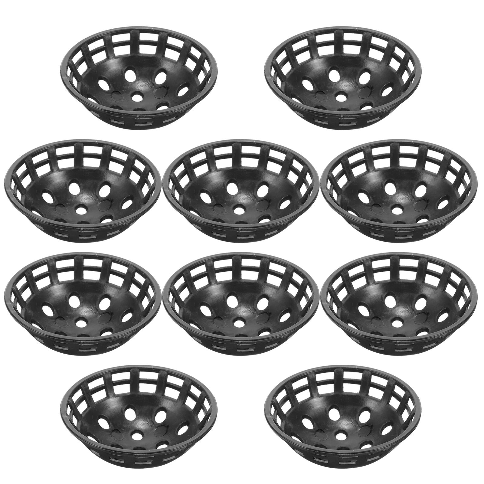 10pcs Planter Hole Mesh Mat Breathable Drainage Gasket For Flower Pot Bottom Prevent Soil Leakage Plastic Mesh Pad Garden Plant
