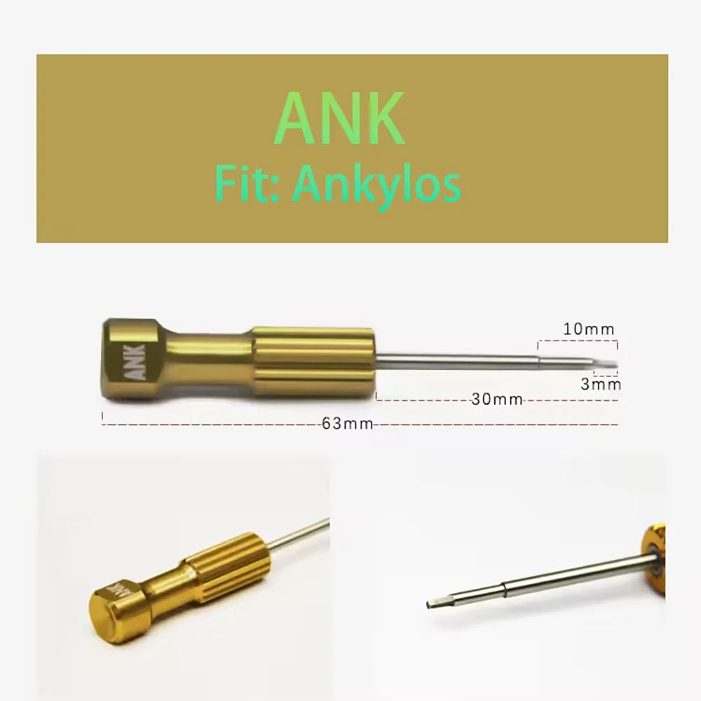 GULPOOE 1Pcs Dental Stainless Steel Implant Screw Driver Dentistry Tool Kit For Implantation High Quality Implants Drilling Tool