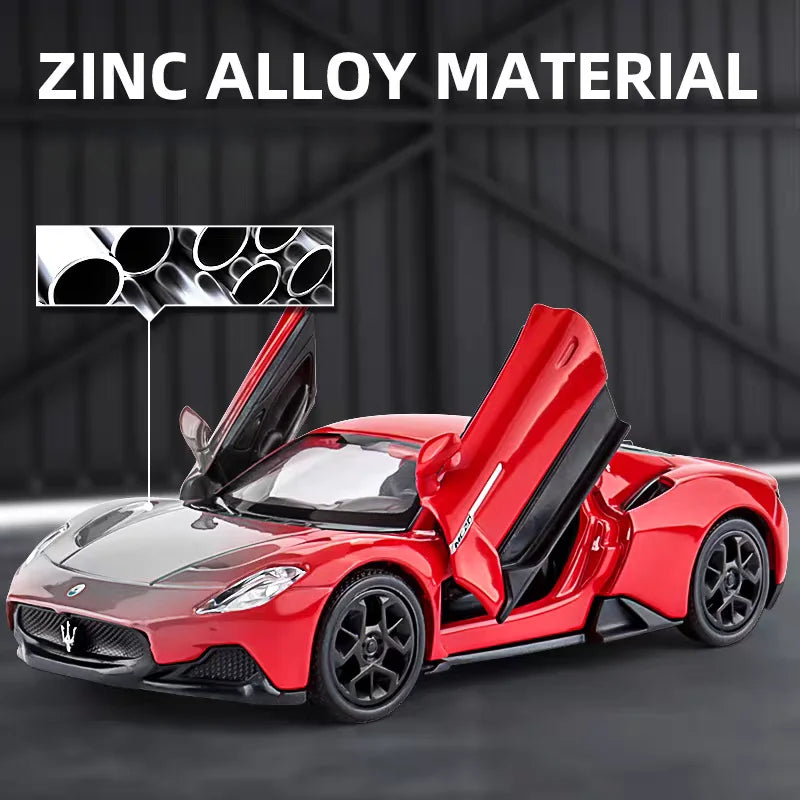 Maserati MC20 Supercar Simulation Diecast & Toy Vehicle Pull Back Car RMZ city 1:36 Alloy Collection Model Gifts For Children