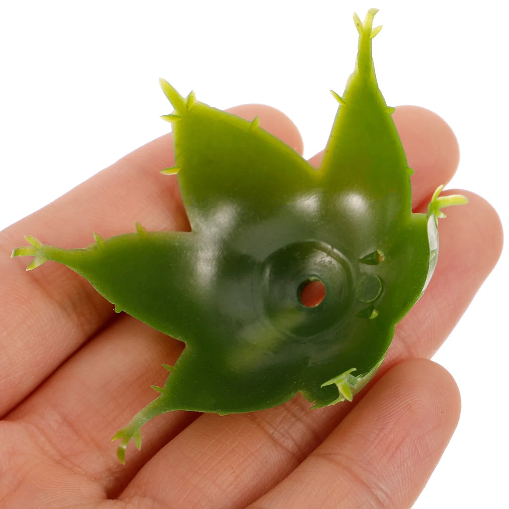 100Pcs Flower Calyxes Plastic Fake Artificial Rose Calyx Sepals DIY Craft Materials for Flower Stems Receptacles