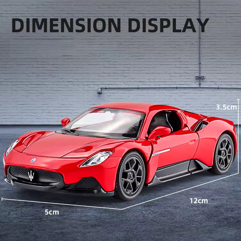 Maserati MC20 Supercar Simulation Diecast & Toy Vehicle Pull Back Car RMZ city 1:36 Alloy Collection Model Gifts For Children