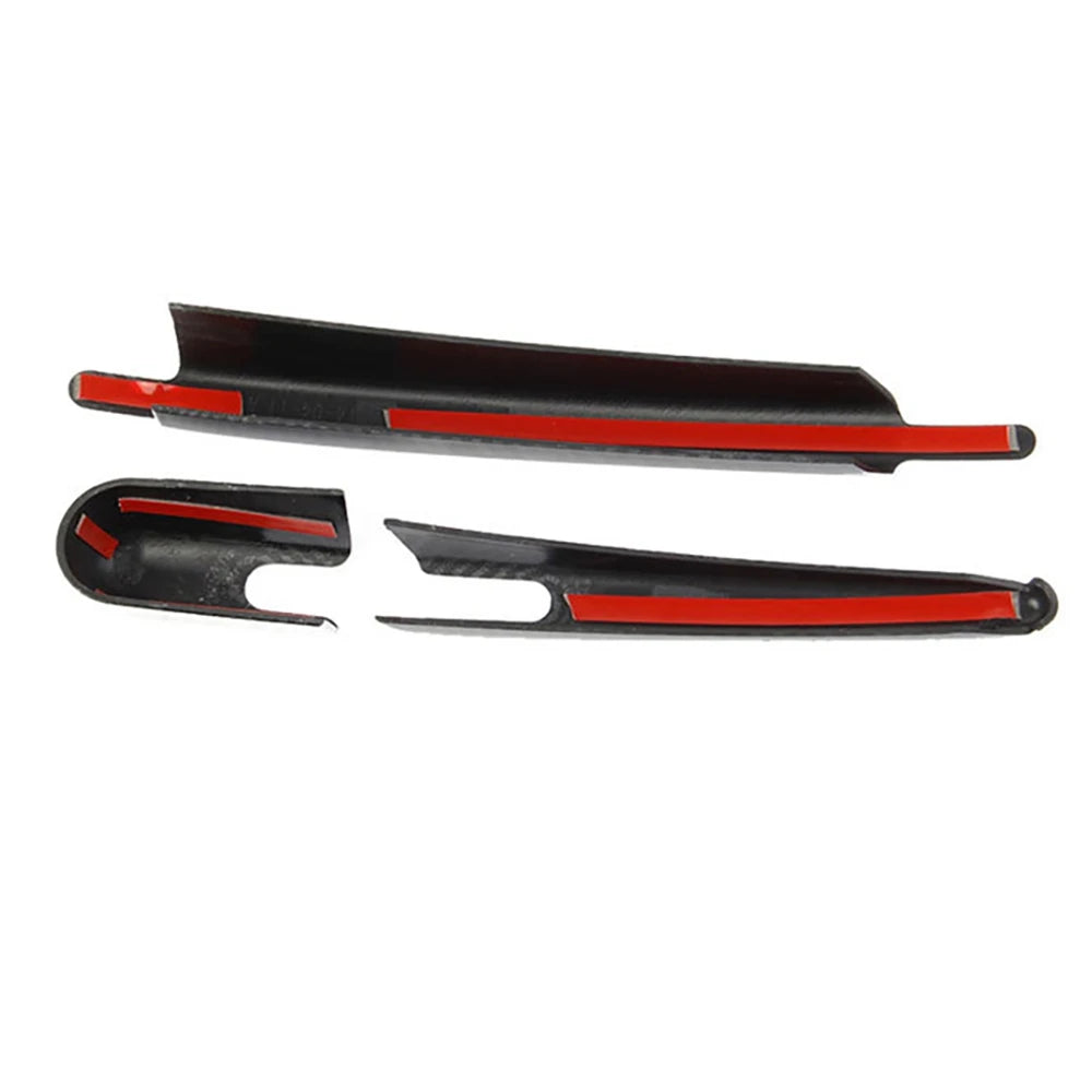 Carbon Fiber Rear Wiper Trim Sticker Window Protection Wiper Cover