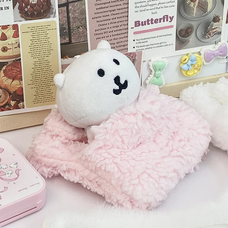 Furniture Comforter 10CM Doll Bed Doll Accessories Bed Soft Doll Bedding Quilt Pillow Doll Sleeping Bag DIY Toy