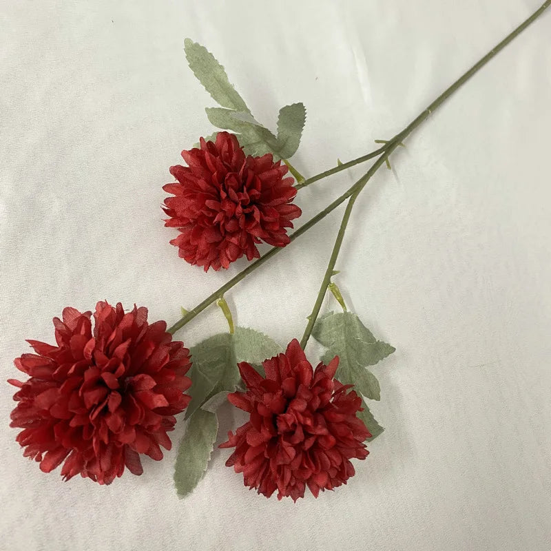 Red Series Artificial Flowers Peonies Roses Wedding Arch Holiday Party Decoration Fake Flower Simulation Rose Plant Floral